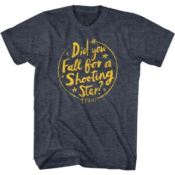 Train Band Drops Of Jupiter Lyrics T Shirt - Picture 1 of 4